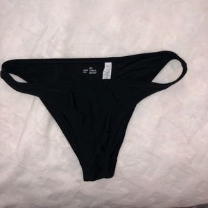 3x BUNDLE black bathing suit bottoms (medium)
